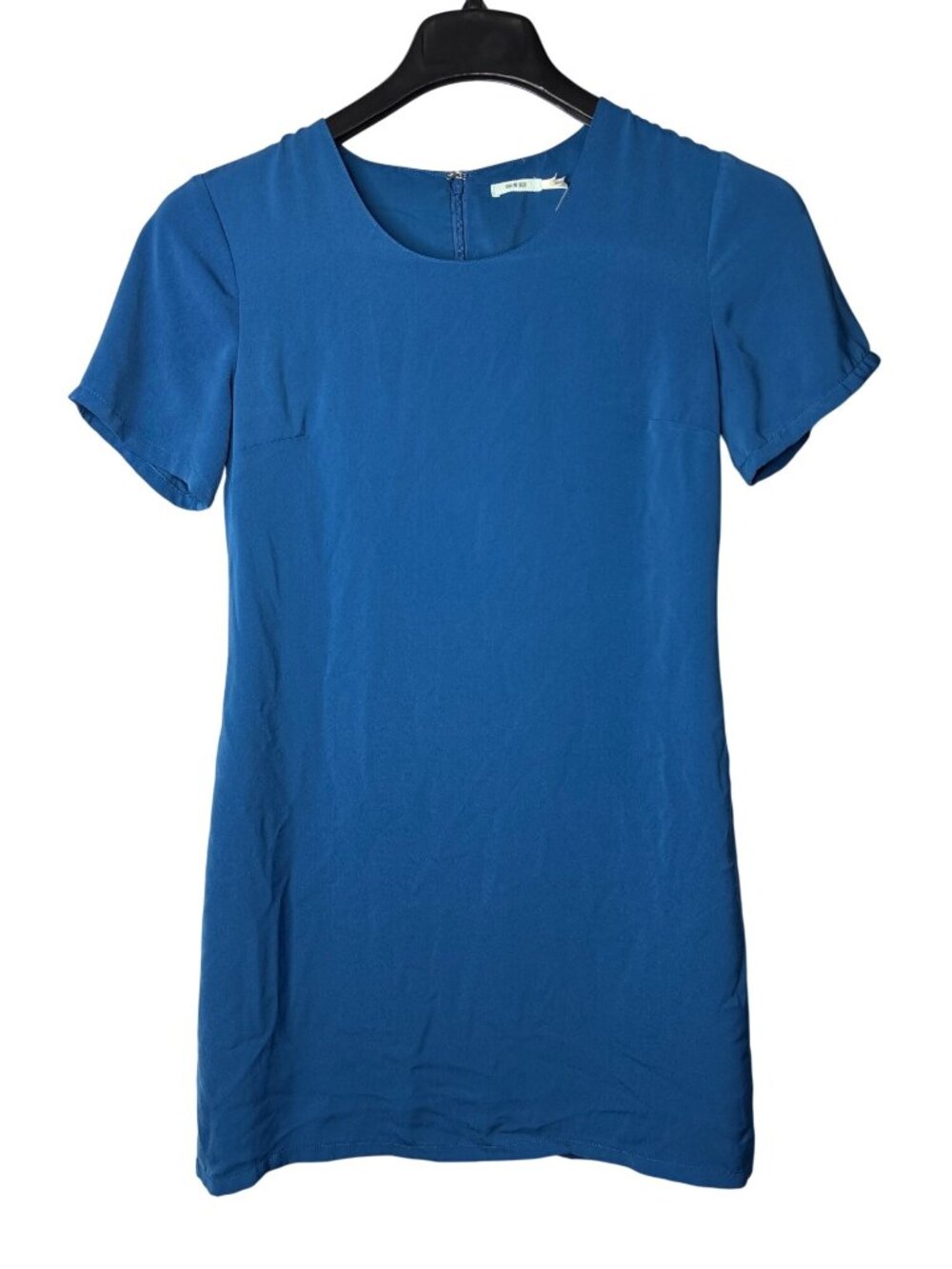 Urban Outfitters Kimchi Blue Sheath Mini Dress S Short Sleeve Lined Back Zipper